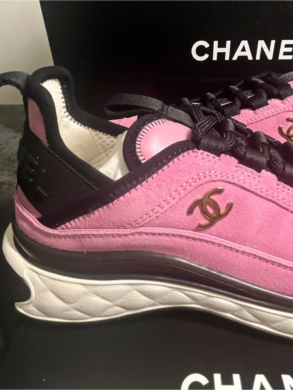 Authentic Chanel women’s sneakers size 36.5